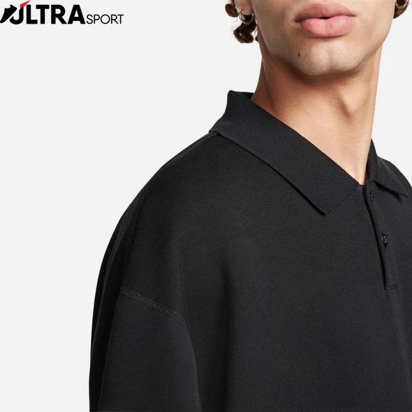 Кофта мужская Nike Polo Tech Fleece Reimagined Black FN3401-010 цена