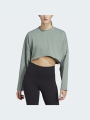 Свитшот Yoga Studio Crop Sweatshirt HR5086 цена