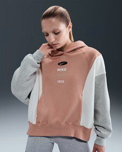Толстовка жіноча NIKE W NSW PHNX FLC REMIX OOS HDY IH8516-688 ціна