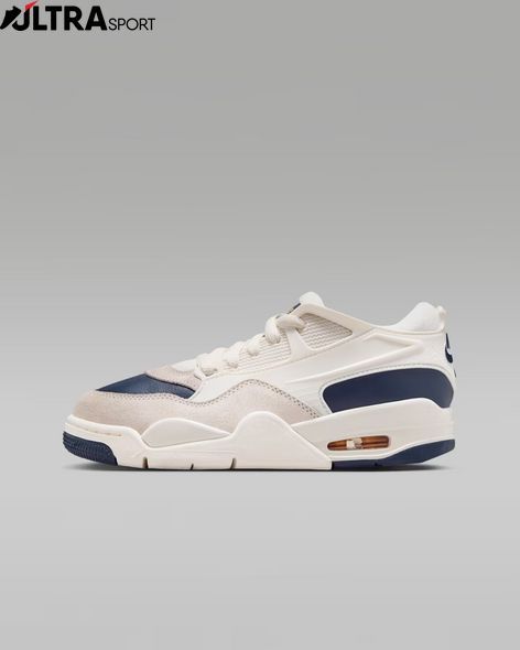 Дитячі кросівки AIR JORDAN 4 RM PHANTOM / MIDNIGHT NAVY (GS) FQ7938-107 ціна