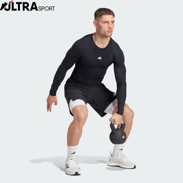 Чоловічий лонгслів adidas Techfit Compression Training JE6702 ціна