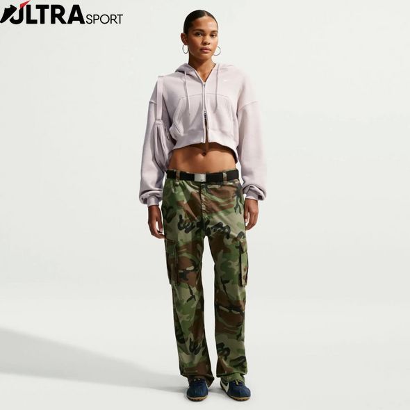 Жіноча толстовка NIKE W NK STDO FLC MW OS CRP FZ HDY IM8499-236 ціна