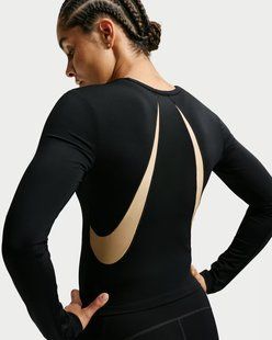 Лонгслив женский NIKE W NP SCULPT LS TOP GG IM9970-011 цена