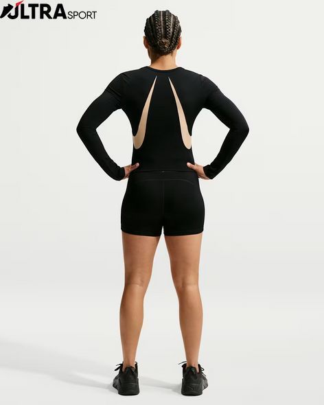 Жіночий лонгслів NIKE W NP SCULPT LS TOP GG IM9970-011 ціна