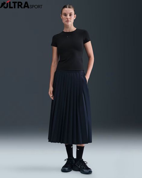 Жіноча футболка NIKE W NK DF SS TOP HQ8079-011 ціна