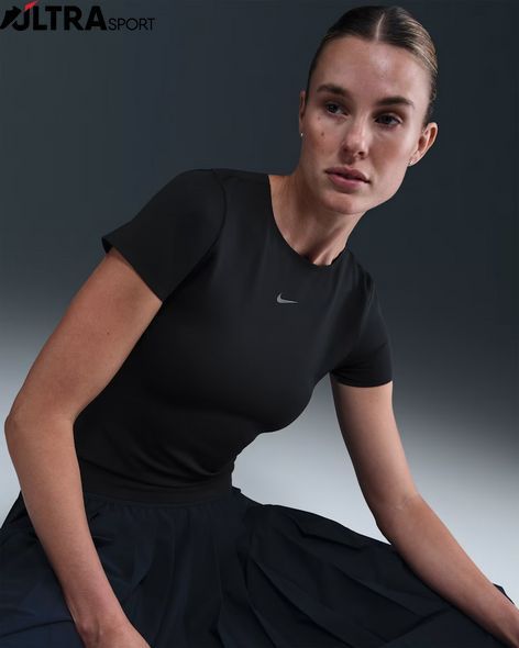 Жіноча футболка NIKE W NK DF SS TOP HQ8079-011 ціна