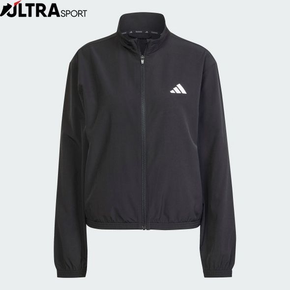 Куртка жіноча Train Essentials 3-Stripes Woven Warm-Up Jack JD6539 ціна