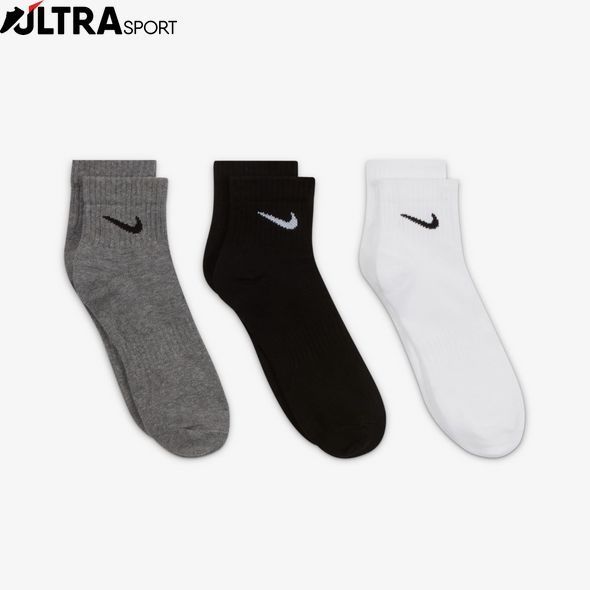 Шкарпетки Nike U Nk Everyday Ltwt Ankle 3Pr SX7677-964 ціна