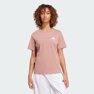 Женская футболка adidas Lounge Verbiage Graphic JJ4089 цена