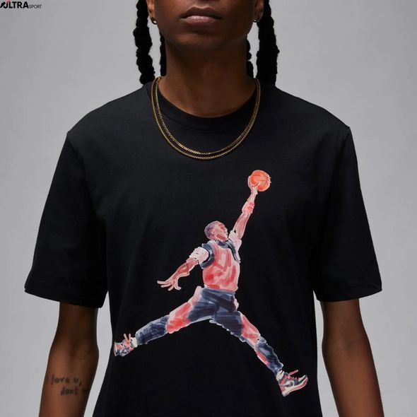 Мужская футболка JORDAN M J BRAND JM WTRCLR SS CREW FN5980-010 цена