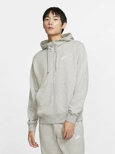 Толстовка Nike M Nsw Club Hoodie Fz Ft BV2648-063 цена