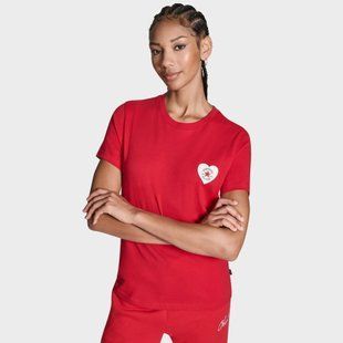 Женская футболка CONVERSE TEES CVW6T130-RED цена