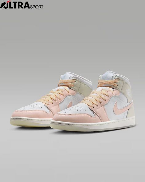 Кроссовки мужские Air Jordan 1 Mid SE HJ6654-100 цена