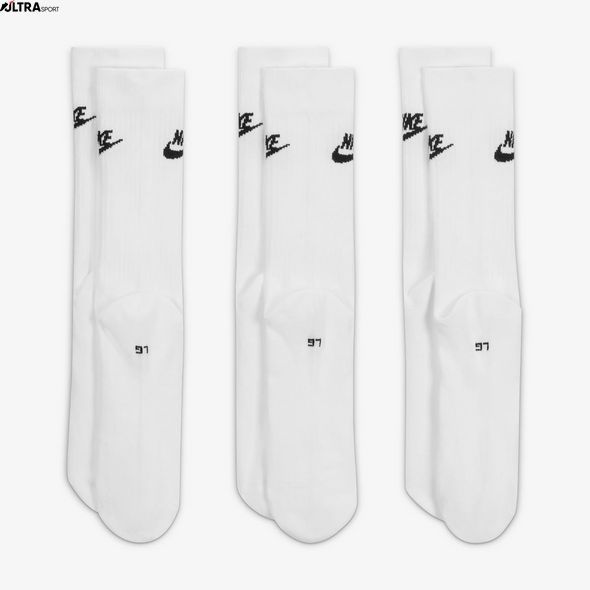Шкарпетки Nike Sportswear Everyday Essential DX5025-100 ціна