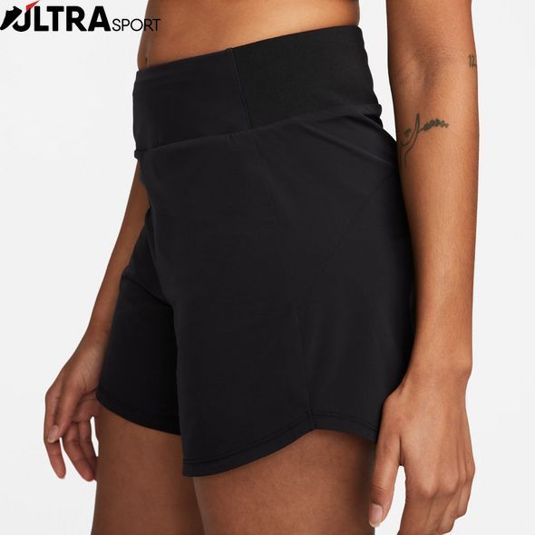 Жіночі шорти Nike W Bliss Dri-Fit Mr 5In Br Short DX6020-010 ціна