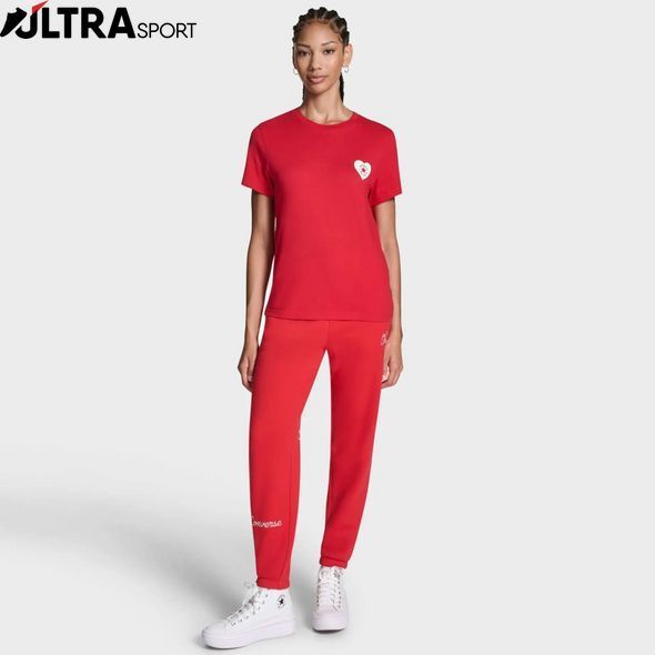 Женская футболка CONVERSE TEES CVW6T130-RED цена