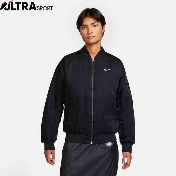 Куртка Nike W Nsw Vrsty Bmbr Jkt DV7876-010 ціна