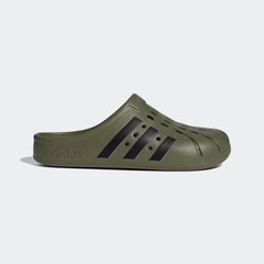 Тапочки Adidas Adilette Clogs Green/Black Gz1158 цена