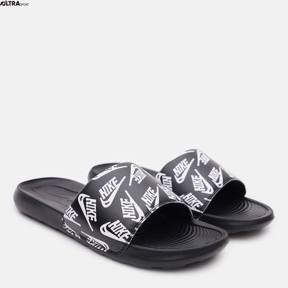 Тапочки чоловічі Nike Victori One Slide Print Black Cn9678-008 ціна