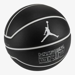 М'Яч Баскетбольний Jordan Hyper Grip 4P Black / White / White / White 07 J.000.1844.092.07 ціна