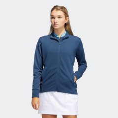 Кофта Adidas Textured Full-Zip Jacket Blue HA3394 ціна
