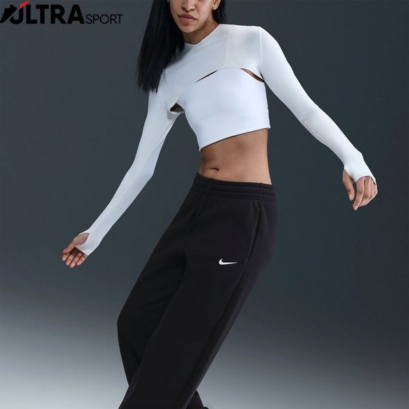 Брюки женские NIKE W NSW PHNX FLC HR PANT WIDE 2 IH1011-010 цена