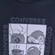 Мужская футболка CONVERSE QUAD PANEL CVM6T092-BLK цена