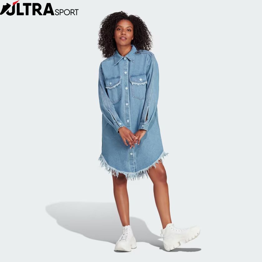 Long denim shirt sales dress