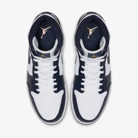 Air jordan 1 mid obsidian store university blue