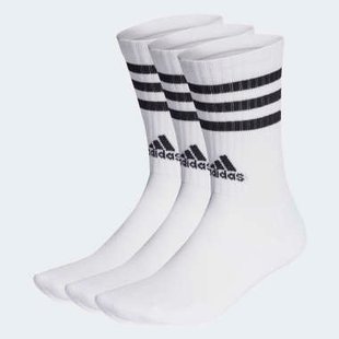 Три пары носков Adidas 3-Stripes Cushioned Crew HT3458 цена