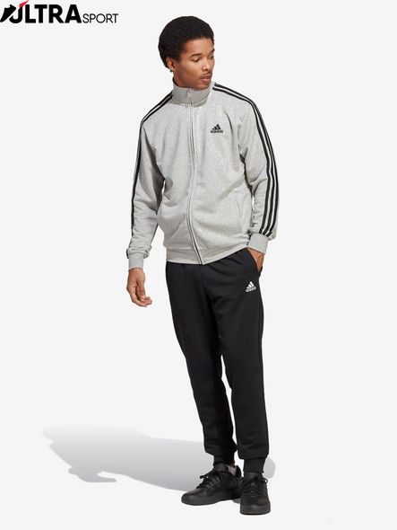 Спортивний Костюм чоловічий Adidas Sportswear Basic 3-Stripes French Terry Ic6748 ціна