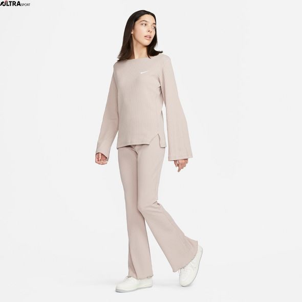 Лонгслів жіночий Nike W Nsw Rib Jrsy Ls Top DV7866-272 ціна