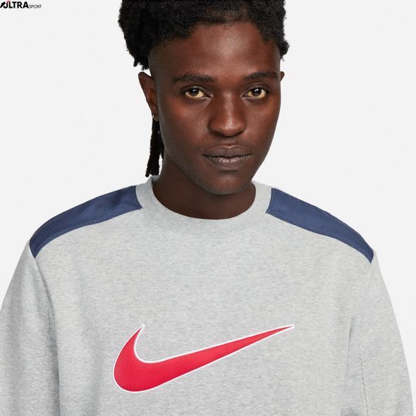 Чоловіча толстовка Nike M Nsw Sp Flc Crew Bb FN0245-064 ціна