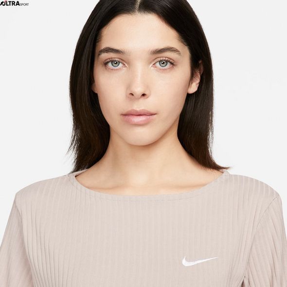 Лонгслів жіночий Nike W Nsw Rib Jrsy Ls Top DV7866-272 ціна