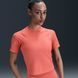 Женская футболка NIKE W NK INF Dri-FIT SS TOP WD RIB HF2772-814 цена