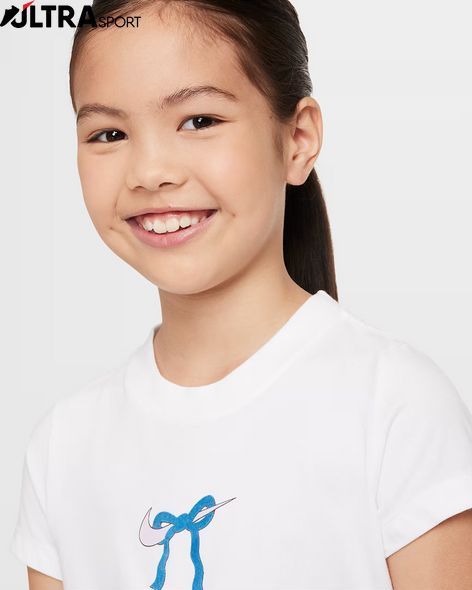 Детская футболка NIKE G NSW TEE BOW HQ2344-100 цена