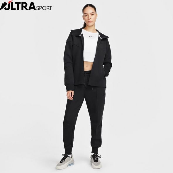 Толстовка Nike W Nsw Tch Flc Wr Fz Hdy FB8338-010 цена