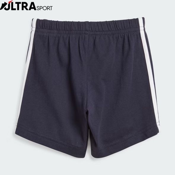 Костюм детский adidas Essentials Lineage Organic Cotton Tee and Shorts Set IB4770 цена