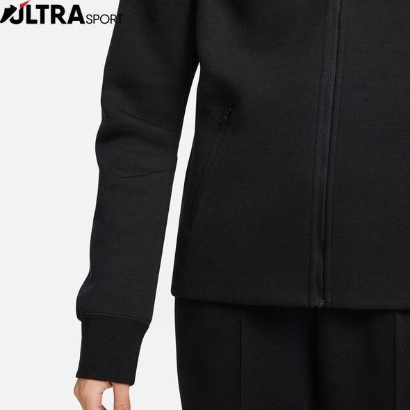 Толстовка Nike W Nsw Tch Flc Wr Fz Hdy FB8338-010 цена