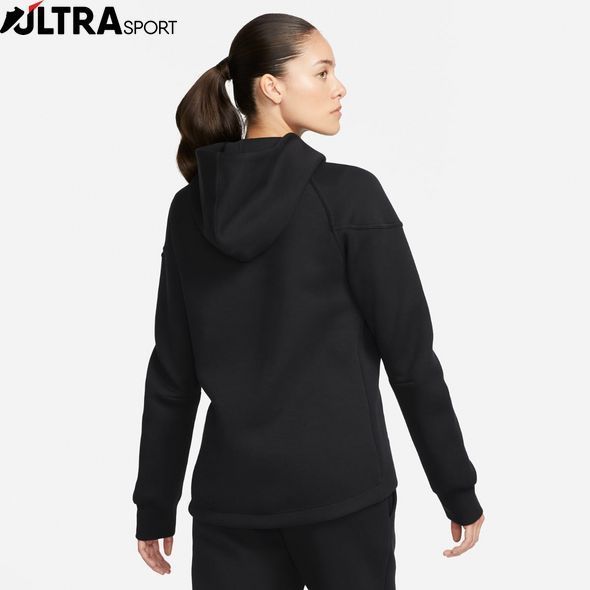 Толстовка Nike W Nsw Tch Flc Wr Fz Hdy FB8338-010 цена