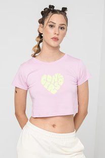 Футболка жіноча Converse COLORFUL HEART TEE 10026369-523 ціна