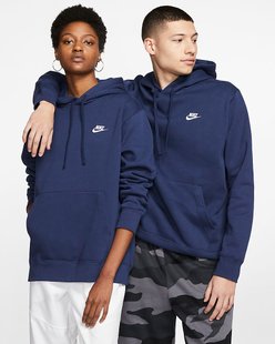 Толстовка Nike M Nsw Club Hoodie Po Bb BV2654-410 цена