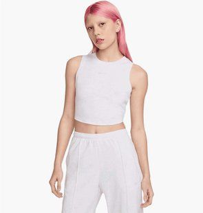 Жіночий кроп-топ Nike Sportswear Chill Knit FB8279-051 ціна