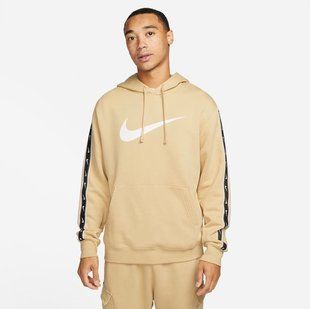Толстовка Nike M Nsw Repeat Sw Flc Po Hood Bb DX2028-252 цена