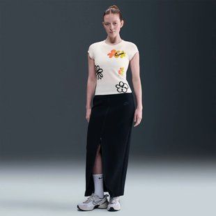 Женская футболка NIKE W NSW SS TEE BABY GRX SPD IH8476-100 цена