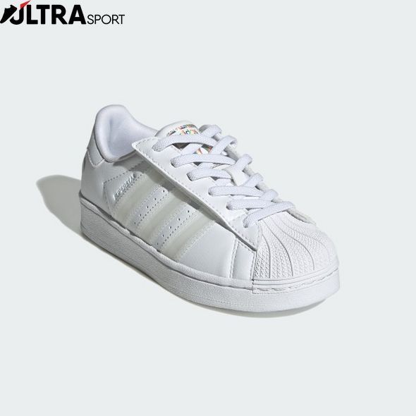 Детские кроссовки Superstar Led Lights Comfort Closure Elastic Lace Kids Originals JQ6419 цена