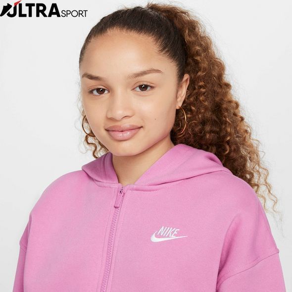 Детская спортивная кофта Nike Sportswear Club Oversized Hoodie FD2931-646 цена