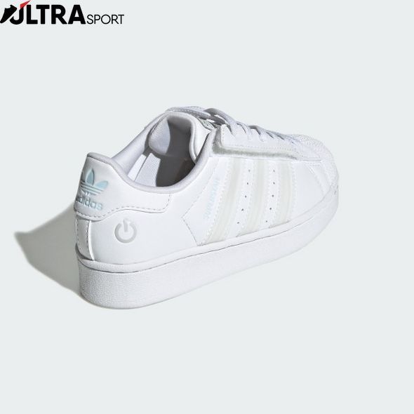 Детские кроссовки Superstar Led Lights Comfort Closure Elastic Lace Kids Originals JQ6419 цена