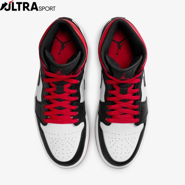 Кроссовки Air Jordan 1 Mid Gym Red / Black Toe DQ8426-106 цена