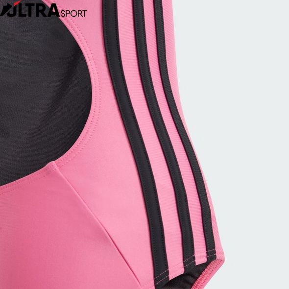 Сплошной детский купальник adidas x Disney Minnie Vacation Memories 3-Stripes Sportswear IT8613 цена